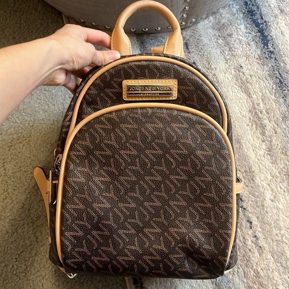 Jones New York Mini Backpack with Monogram print - Picture 2 of 11